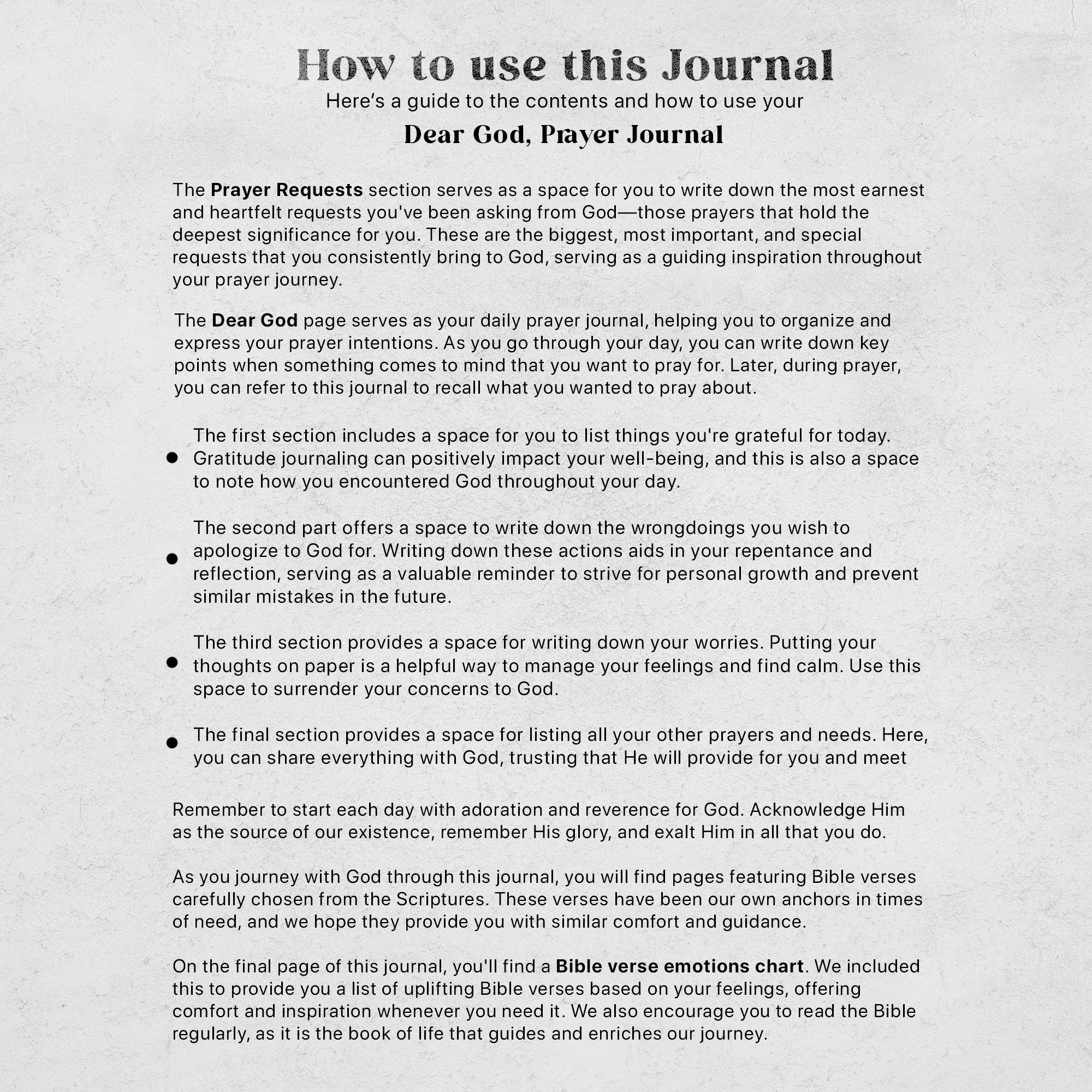 Dear God, Prayer Journal - Brown