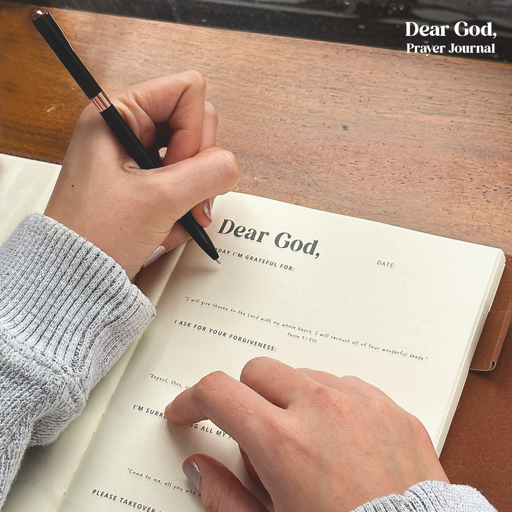 Dear God, Prayer Journal - Brown